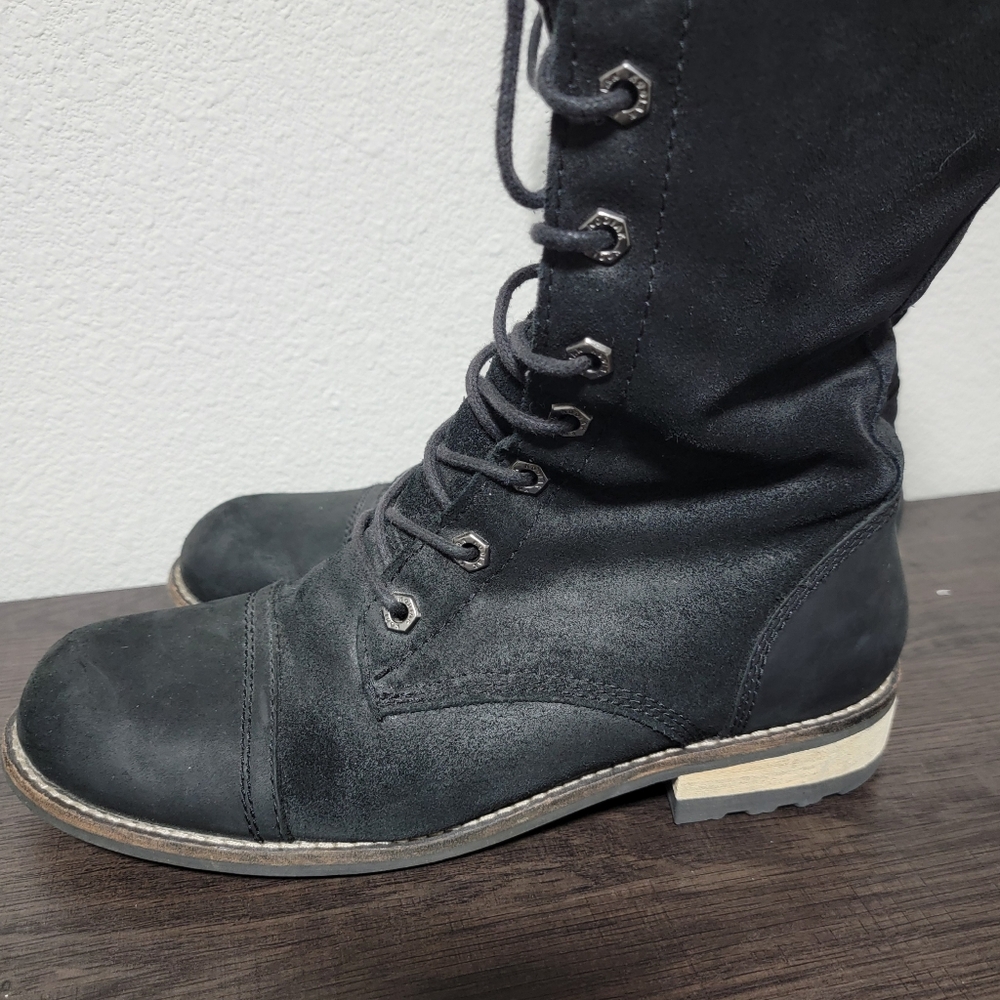 Kodiak Bethany Vintage Suede Leather Lace Up MidCalf Boots - Picture 5 of 9